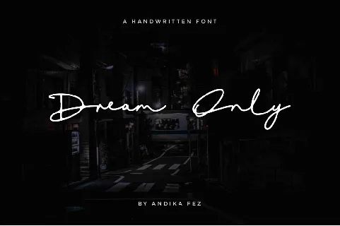 Dream Only Script Free Download font