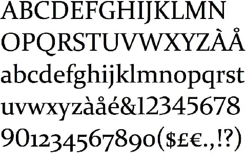 Constantia font