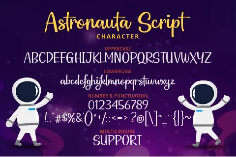 Astronauta Script font