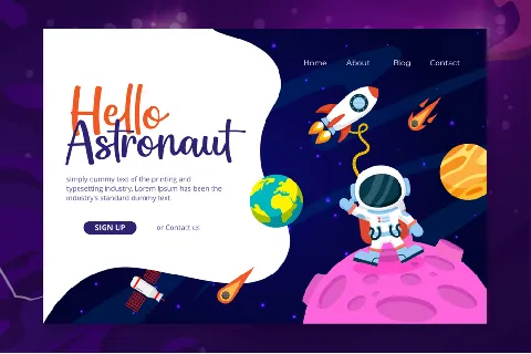 Astronauta Script font