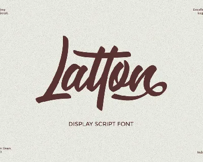 Latton font