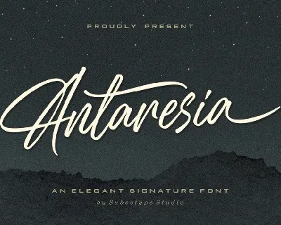 Antaresia font