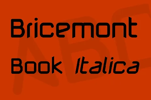 Bricemont font