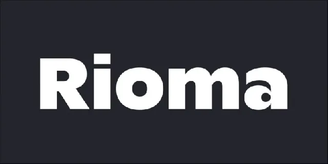 Rioma Family font