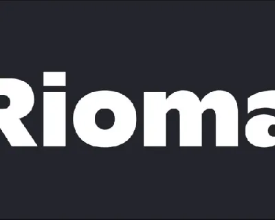Rioma Family font