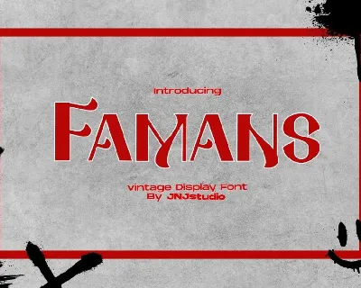 Famans font