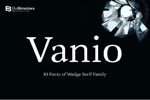 Vanio font