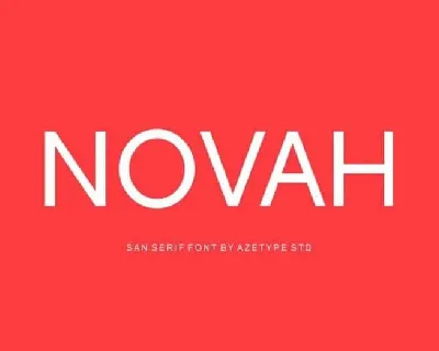 Novah Sans Free font