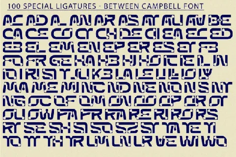 Between Campbell font