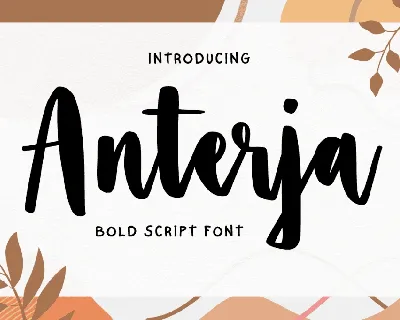 Anterja font