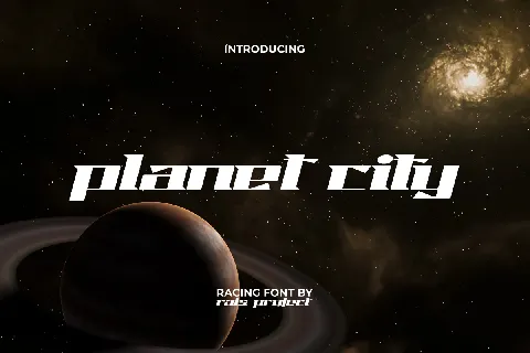 PlanetCityDemo font