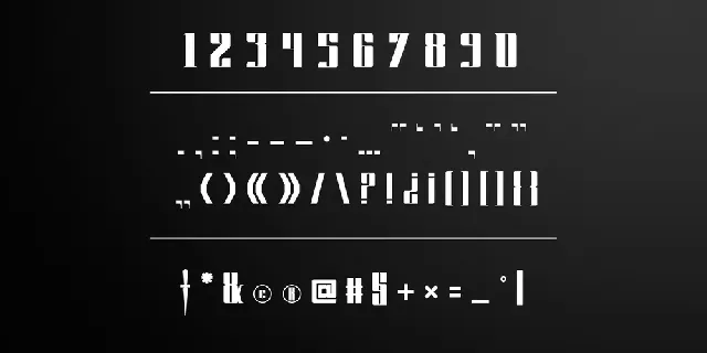 CyberGothic DEMO font