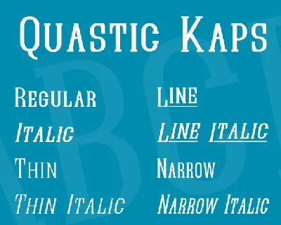 Quastic Kaps font