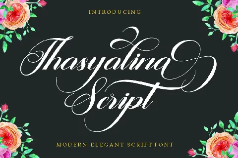 Thasyalina Script font