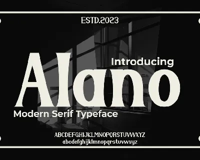 Alano font
