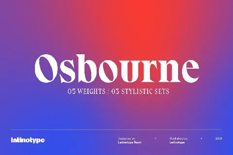 Osbourne Family font