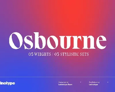 Osbourne Family font