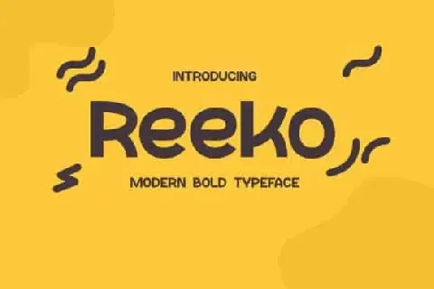 Reeko Sans Serif font