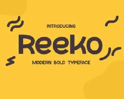 Reeko Sans Serif font