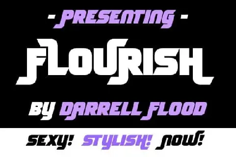 Flourish Display font