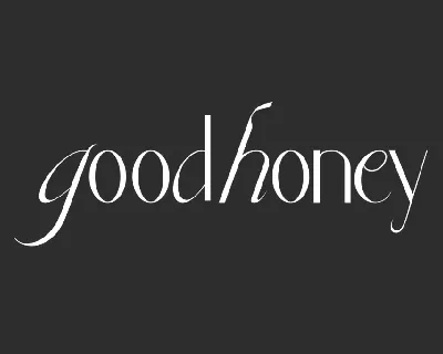 Good Honey Demo font