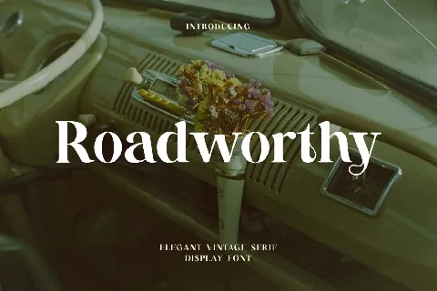 Roadworthy font