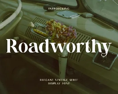 Roadworthy font