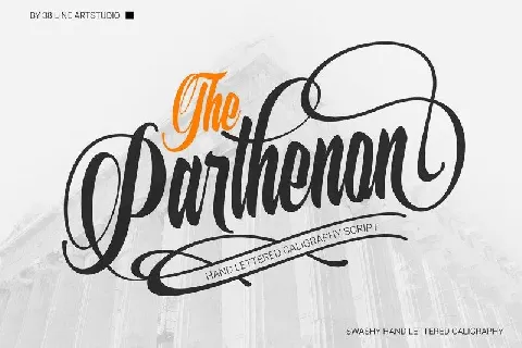 The Parthenon font