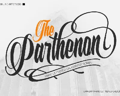 The Parthenon font