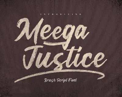 Meega Juctice font