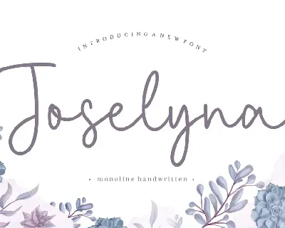 Joselyna font