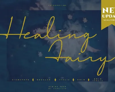 Healing Fairy Signature font