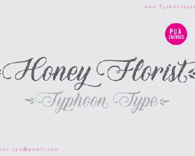 Honey Florist font