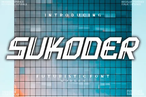 Sukoder font