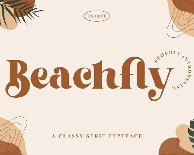 Beachfly font