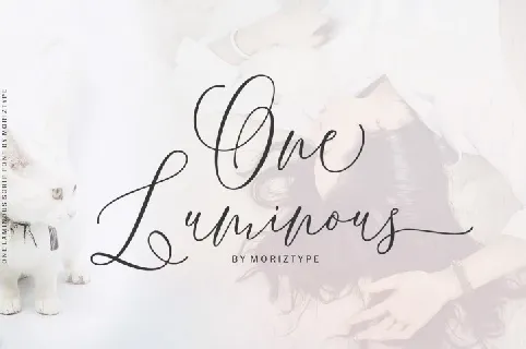 One Luminous Script Free Download font