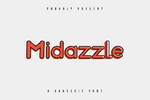 Midazzle Demo font