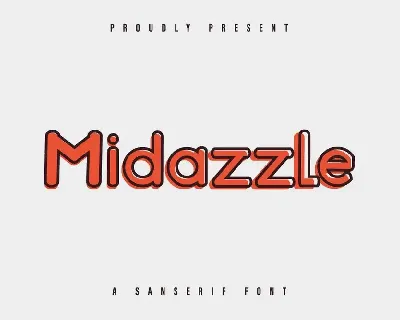 Midazzle Demo font