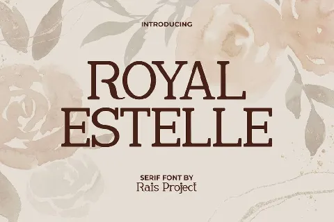 Royal Estelle font