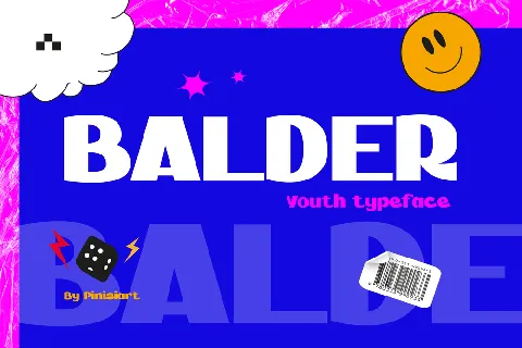 BALDER font