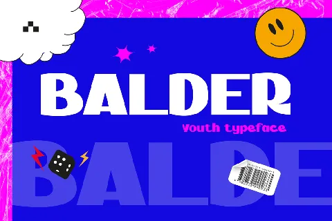 BALDER font