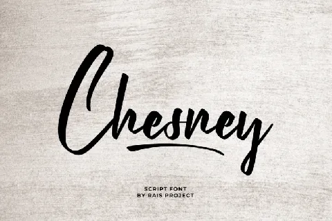 Chesney font