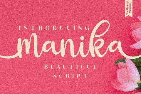 Manika Calligraphy font