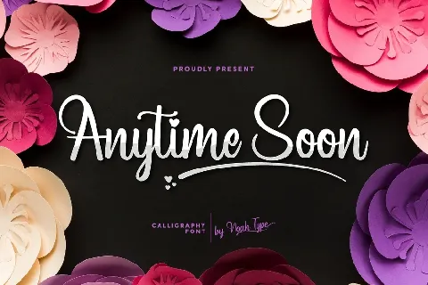 Anytime Soon font