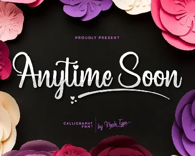 Anytime Soon font