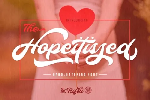 Hopeitissed Script font