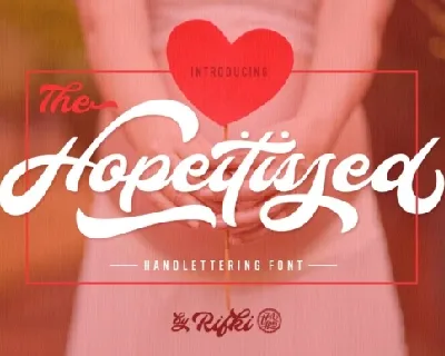 Hopeitissed Script font