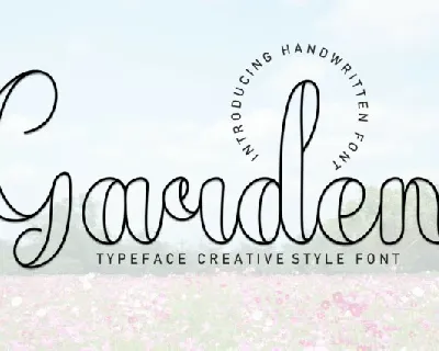 Garden Script Typeface font