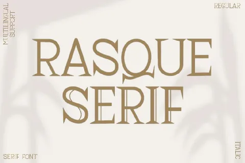 Rasque Serif - Personal Use font