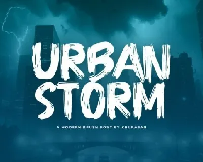 Urban Storm font